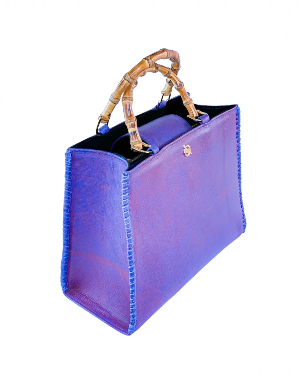 The Kasi Tote Bag - Purple - Image 2