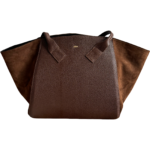 NOLA TOTE BAG - LONG HANDLE SHOULDER BAG IN BROWN