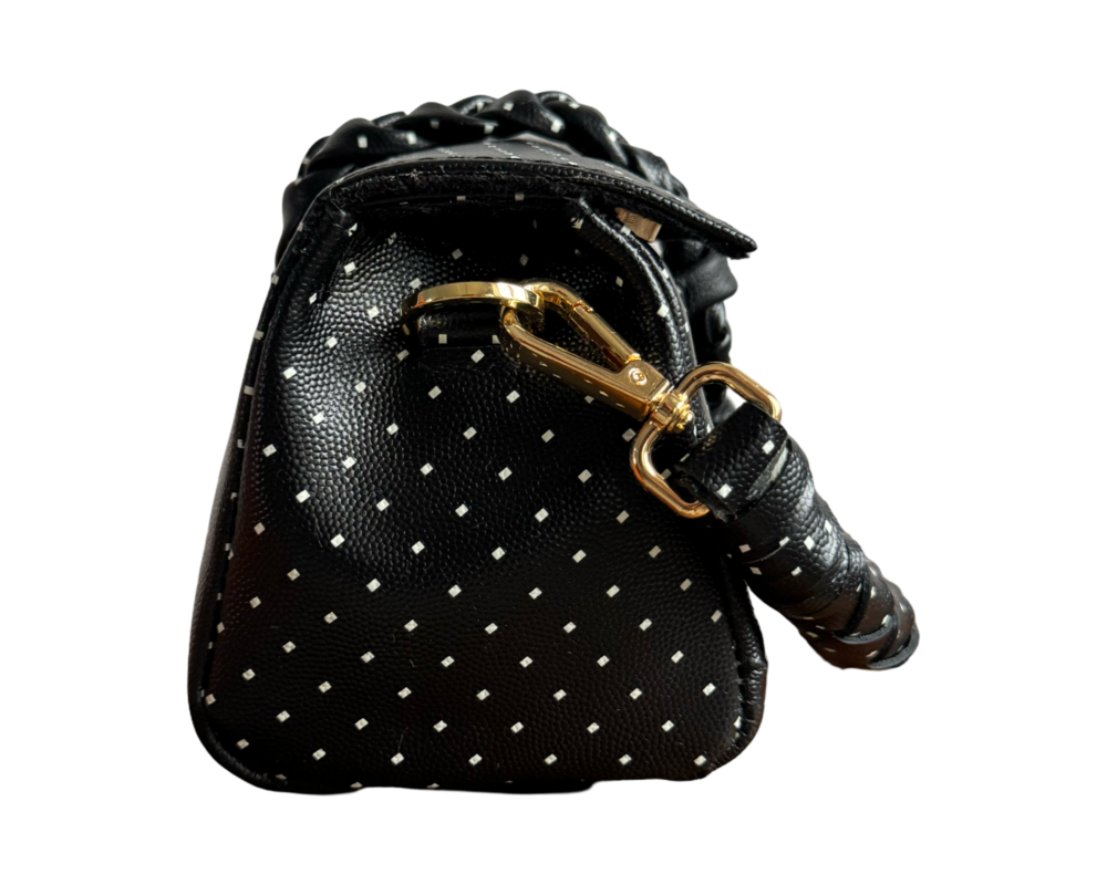 Nanya - Mini bag
With chain and leather attached strap
Black - Image 2