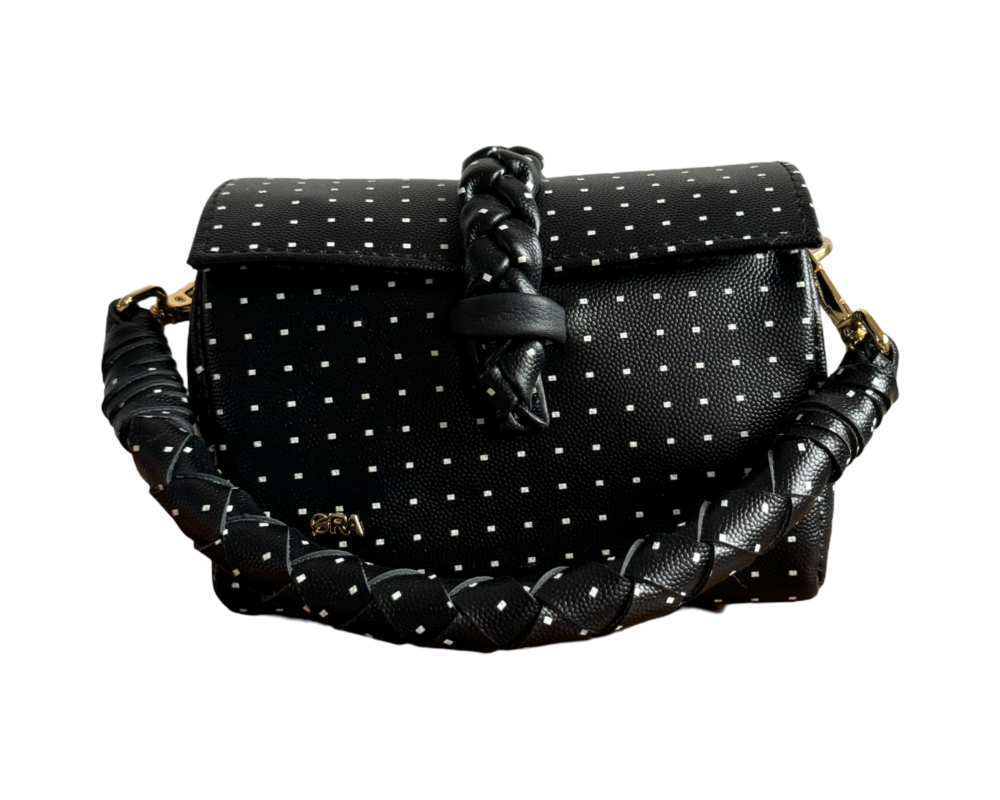 Nanya - Mini bag
With chain and leather attached strap
Black - Image 3