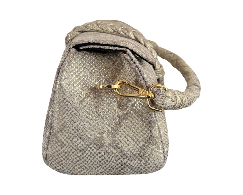 NANYA - MIDI BAG                                            WITH CHAIN AND LEATHER ATTACHED STRAP - - Image 3