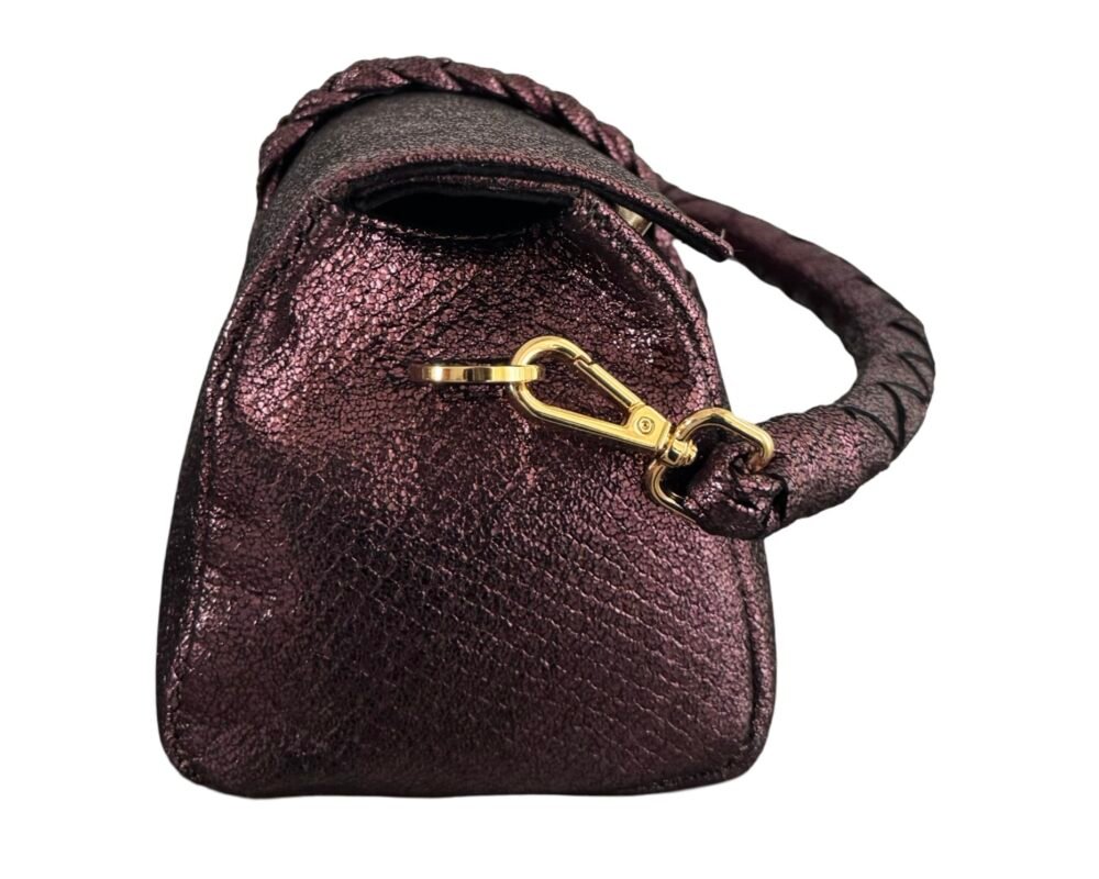 NANYA - MIDI BAG 
 WITH CHAIN AND LEATHER ATTACHED STRAP - - Image 3