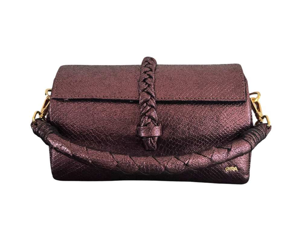 NANYA - MIDI BAG 
 WITH CHAIN AND LEATHER ATTACHED STRAP - - Image 2
