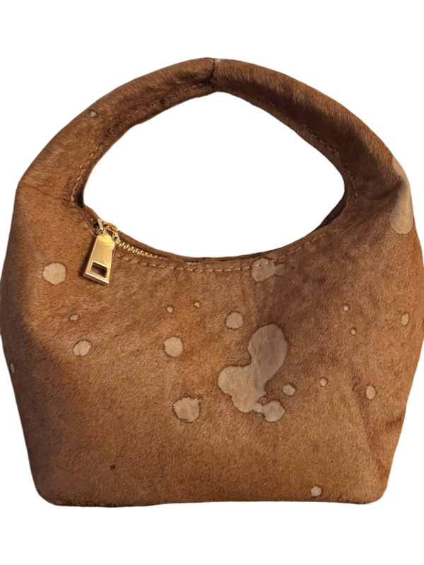 NELO BAG - FUR SKIN- BROWN