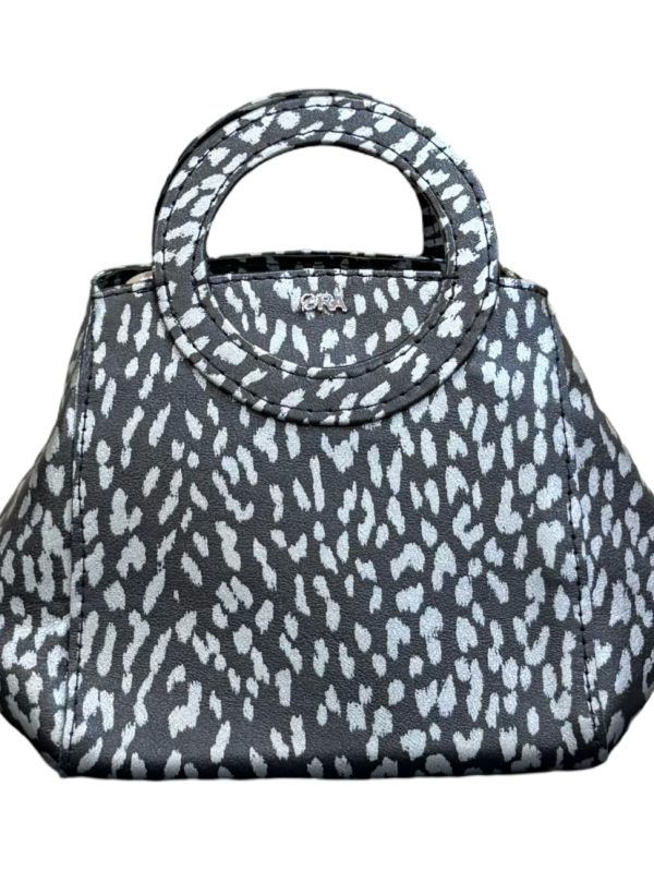 NOLA BIJOU BAG - BLACK AND SILVER