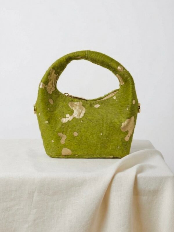 Nelo Mini | Hair-on-hide | Lemon and Gold