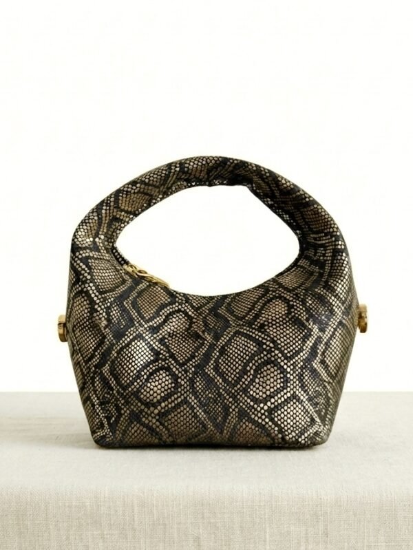 Nelo mini, snake print , gold and black ( 120,000)