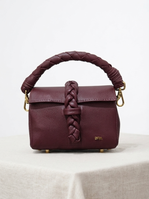 Nanya Mini | Wine (Long Plaited Lock)