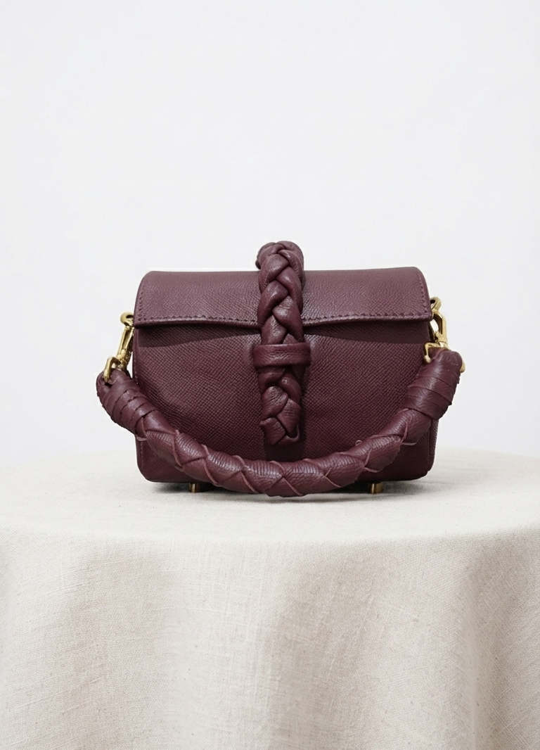 Nanya Mini | Wine (Long Plaited Lock) - Image 2