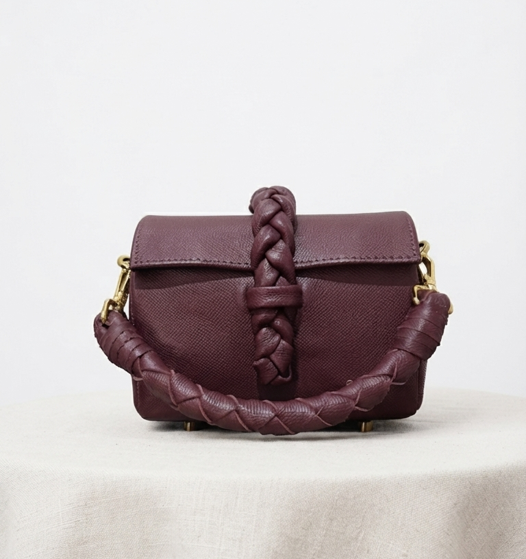Nanya Mini | Wine (Plaited Lock) - Image 2