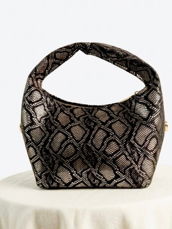 Nelo Midi | Snake Print Gold Black