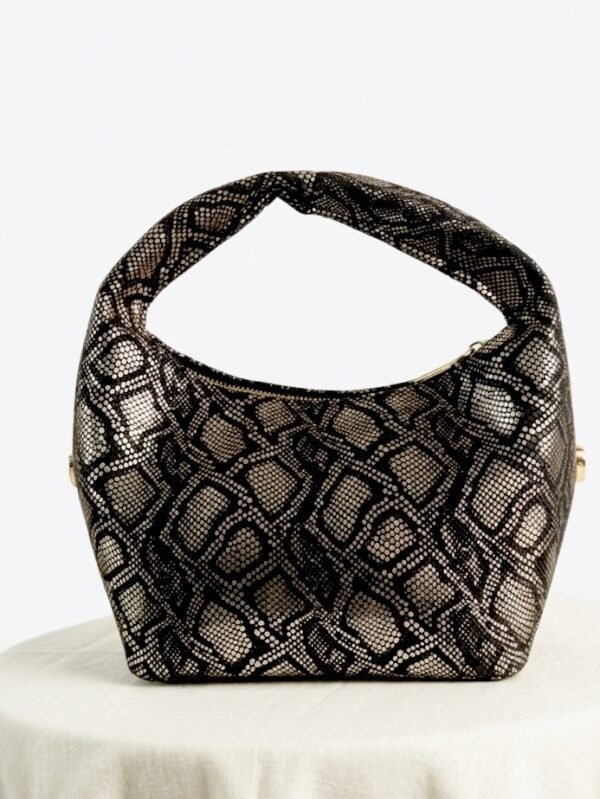 Nelo Midi, Snake Print Gold Black first image