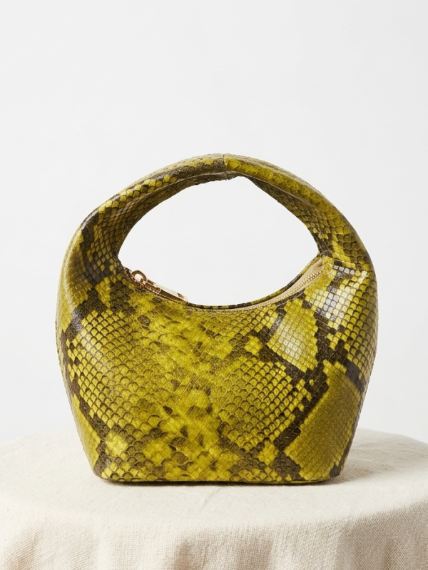 Nelo Mini | Snake skin | Lemon