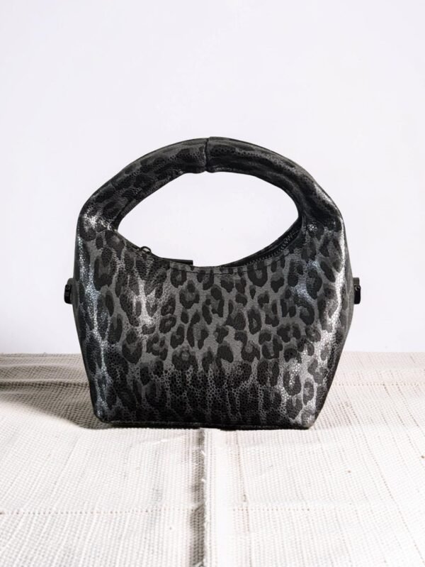 Nelo Midi | Animal print | Black and Grey