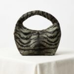 Nelo mini, hair-on-hide Animal print ,green