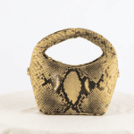 Nelo mini snake skin butter yellow