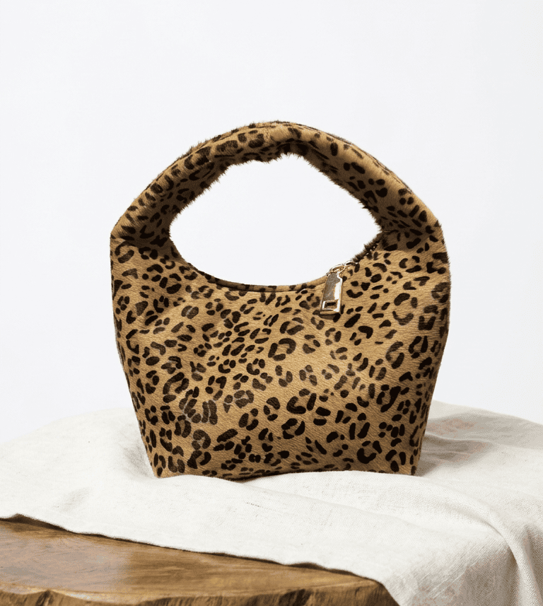 ora lagos Hair-on-hide brown animal print