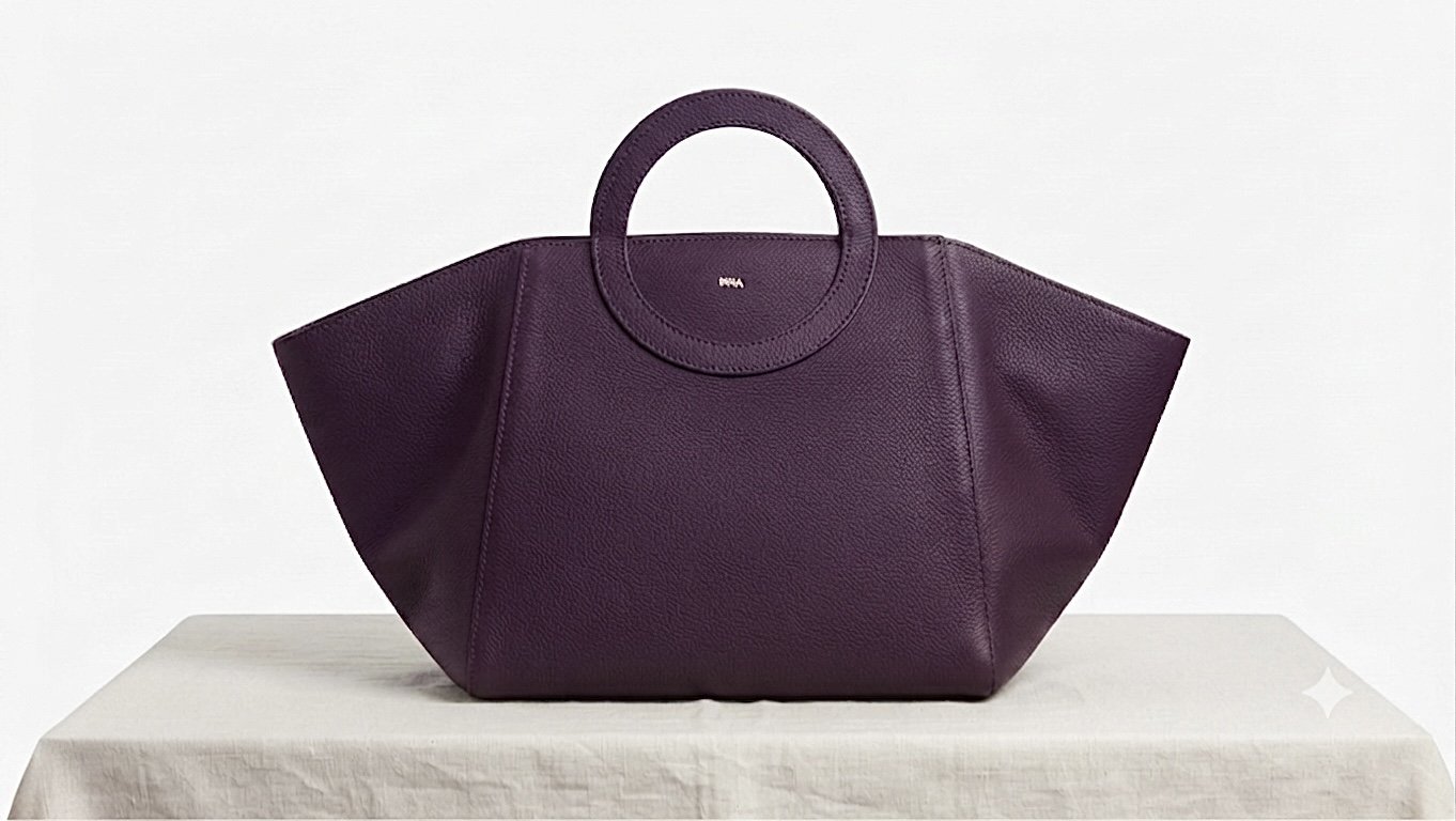 Nola Oversized | Purple | Bag Convertible Side Gussets