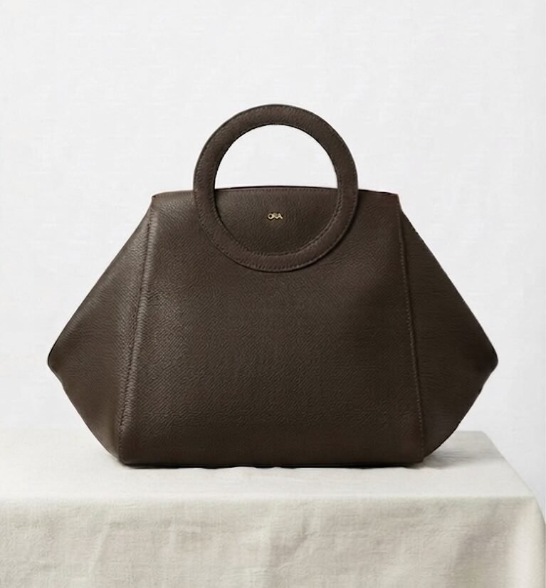 Nola Oversized | Brown | Convertible Side Gussets - Image 2